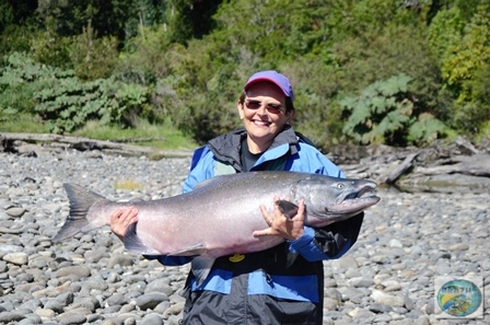 Fotos da pesca esportiva em Chaiten no Chile